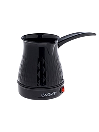 Турка электрическая Energy EN-293, 600Вт, 300мл, 60см, термостойкий пластик, черная