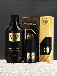 Подарочный набор: гель для душа, дезодорант, HARD LINE