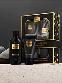 HARD LINE SIGNATURE COLLECTION  набор гель для душа, гель для бритья и тапочки