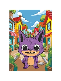 Картина по номерам на холсте 20*30 см "Лорибу" Рхд-050