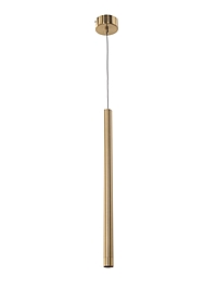 Светильник подвесной LED G51271/1, 8Вт, 3000К, 3х3х50 (120) см, цвет золото