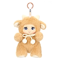 Мягкая игрушка - брелок «Овечка Бель», 15 см, бежевая