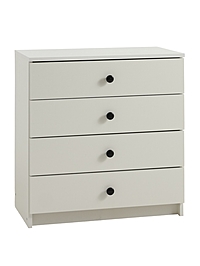 Комод 4 ящика, 682х375х719, Белый