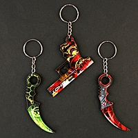 Набор брелоков оружие 3 шт, дерево