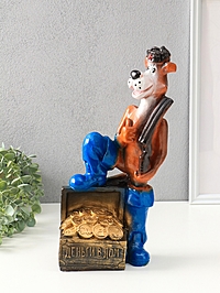 Копилка "Пёс-деньги в дом" 40х18х12 см