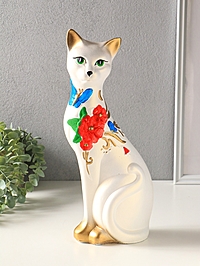 Копилка "Кошка Светлана" белая, 36х15х11 см