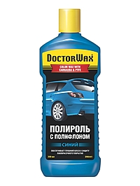 Полироль кузова DoctorWax синий с полифлоном 300 мл DW8441