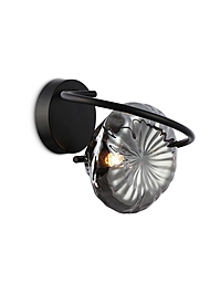 Бра LH15005, 1хG9, 40Вт, 19,5х21х17 см, чёрный