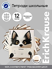 Тетрадь 12л кл ErichKrause "Note Friends", обл.мел.кар., МИКС