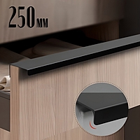 Ручка CAPPIO RT001BL, L=250 мм, м/о 192 мм, цвет черный, 4 шт.