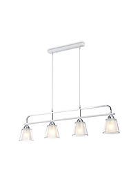 Люстра TR303242, 4хE27, 60 Вт, 87×12×78 см, белая