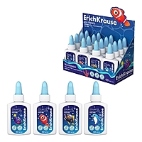 Клей ПВА ErichKrause EasyStick Sea Friends, 40 мл, МИКС
