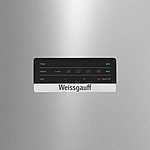 Холодильник Weissgauff CBN2WB3M2 инвертор серебристый
