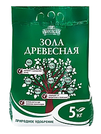 Природное удобрение Зола древесная «Ивановское», 5 кг