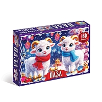Пазл «Новогодние овечки», 160 деталей