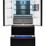 Холодильник Hyundai CM55043F инвертор черное стекло