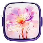 Стиральная машина Ligrell LWM-35G белый/фиолетовый рисунок на крышке