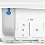 Стиральная машина Bosch WNC254A0ME с сушкой белый панель управления на английском языке