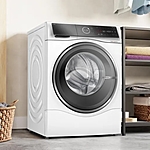 Стиральная машина Bosch WNC254A0ME с сушкой белый панель управления на английском языке