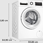 Стиральная машина Bosch WNA144VLSN с сушкой инвертор белый панель управления на шведском языке