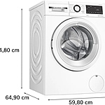 Стиральная машина Bosch WNA134L0SN с сушкой инвертор белый панель управления на шведском языке