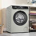 Стиральная машина Bosch WGK264ZXME серебристый панель управления на английском языке