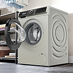 Стиральная машина Bosch WGK264ZXME серебристый панель управления на английском языке