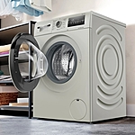 Стиральная машина Bosch WAN2821XME серебристый панель управления на английском языке