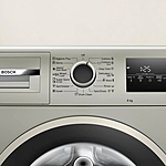 Стиральная машина Bosch WAN2821XME серебристый панель управления на английском языке