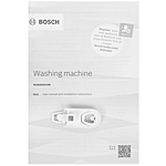 Стиральная машина Bosch WAN28201ME белый панель управления на английском языке
