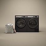 Стиральная машина ASKO W7096XG графитовый черный