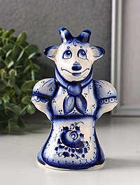 Сувенир "Глаша", 14 см, гжель