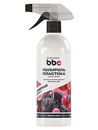 Полироль пластика BiBiCare Antistatic вишневая жвачка 500 мл