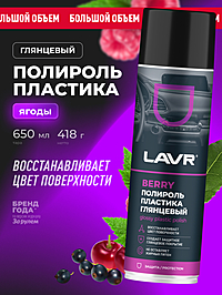 Полироль пластика LAVR Berry глянцевый 650 мл Ln2439