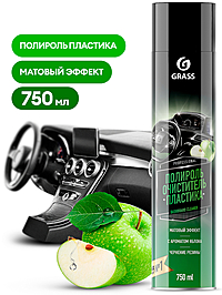 Полироль-очиститель пластика Grass матовый яблоко 750 мл