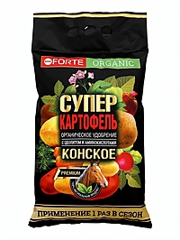 Удобрение органическое с цеолитом «Супер Картофель» Bona Forte, 2 кг