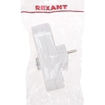Тройник электрический Rexant 11-1079 вертикальный 16А белый 