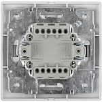 Выключатель Intro Plano 1Э-101-01 без лапок 10А-250В белый