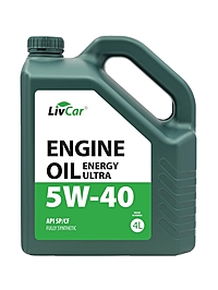 Масло моторное LivCar Energy Ultra 5W-40 SP/CF 4 л синт.