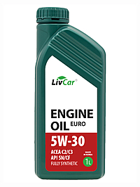 Масло моторное LivCar Euro 5W-30 C2/C3 SN/CF 1 л синт.