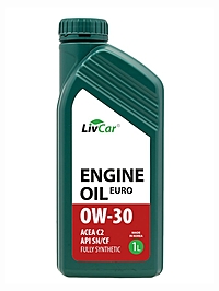 Масло моторное LivCar Euro 0W-30 C2 SN/CF 1 л синт.