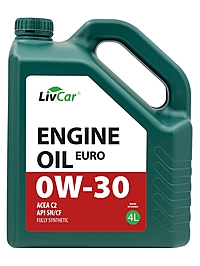 Масло моторное LivCar Euro 0W-30 C2 SN/CF 4 л синт.
