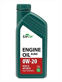 Масло моторное LivCar Euro 0W-20 C5 SN/CF 1 л синт.