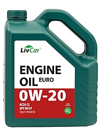 Масло моторное LivCar Euro 0W-20 C5 SN/CF 4 л синт.