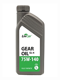 Масло трансмиссионное LivCar GL-4 75W-140 1 л синт.