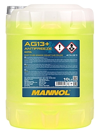 Антифриз Mannol 4014 AG13+ Advanced -40°C 10 л желтый