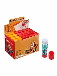 Клей-карандаш 15г ErichKrause EasyStick Cheat Meal