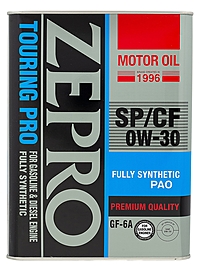 Масло моторное Zepro Touring Pro 0W-30 SP/CF GF-6A 4 л синт.