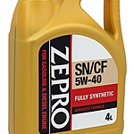 Масло моторное Zepro 5W-40 SN/CF 4 л синт.