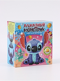 Алмазная мозаика на фигурке с полным заполнением "Монстрик"